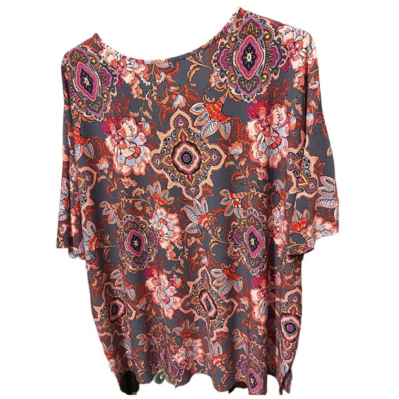 Est 1945 women’s floral blouse size 18-20 - Picture 4 of 6